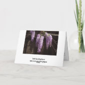 Christliche Karte mit Gospel-Meldung (Rückseite)