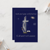 Christliche Karten (Vorderseite/Rückseite Beispiel)