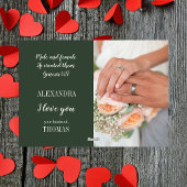 Christliche katholische Ehefrau Foto Valentinstag Feiertagskarte