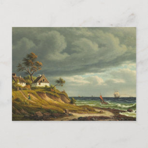 Christliche Kiaerskou - Aussicht auf das Fischerdo Postkarte