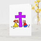 Christliche Kinder Karte (Gelbe Blume)