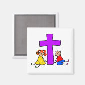 Christliche Kinder Magnet (Vorderseite/Rückseite)