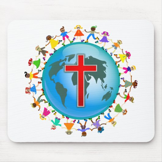 Christliche Kinder Mousepad (Vorne)