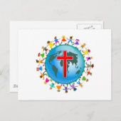 Christliche Kinder Postkarte (Vorne/Hinten)