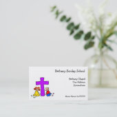 Christliche Kinder, Visitenkarte (Stehend Vorderseite)