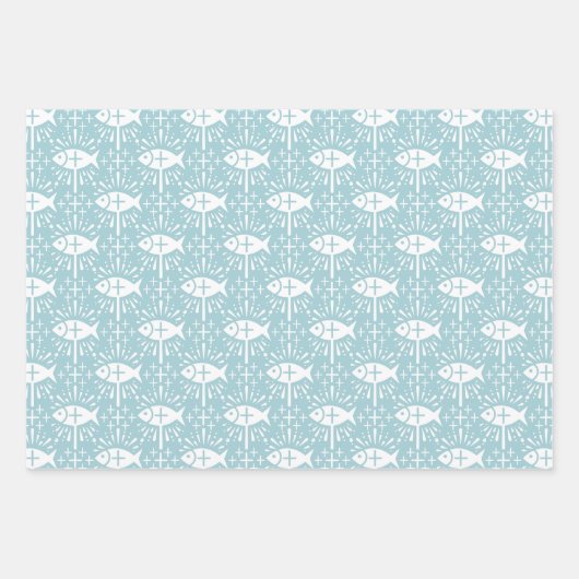 Christliche Kinderdusche Religiös Geschenkpapier Set (Vorderseite 3)