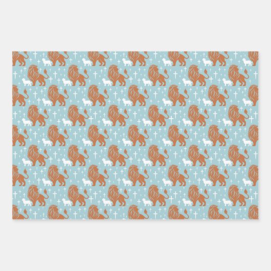 Christliche Kinderdusche Religiös Geschenkpapier Set (Vorderseite 2)