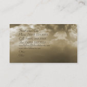 Christliche Kirche Jusus Geschäfts-Karte Visitenkarte (Rückseite)