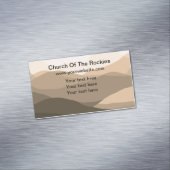 Christliche Kirche Landschaftlich Natur Thema Magnetische Visitenkarte (Beispiel)