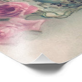 Christliche Kirche Rosa Schnee Fotodruck (Ecke)