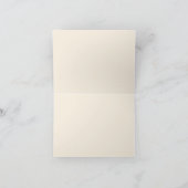 Christliche Kirchenbestätigungskarte Karte (Innenseite)