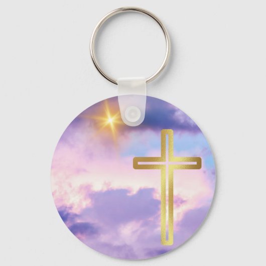 Christliche Kirchenfavorit: Bulk oder Single Schlü Schlüsselanhänger (Rückseite)