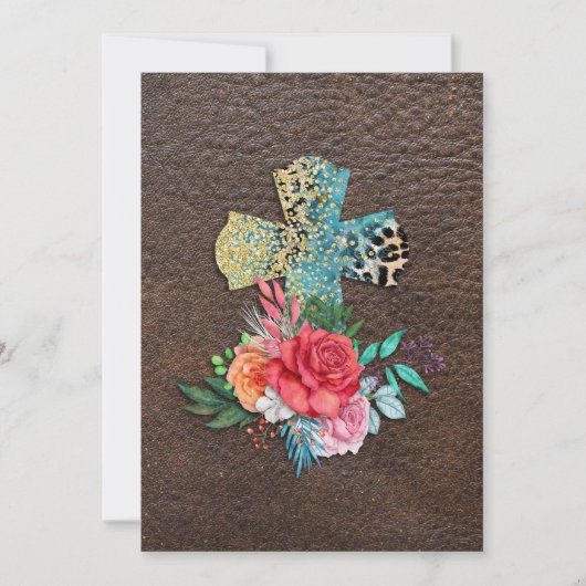 Christliche Kirchenkreuz Ostern Jesus Baptist Lieb Einladung (Vorderseite)