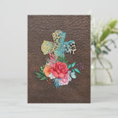 Christliche Kirchenkreuz Ostern Jesus Baptist Lieb Einladung (Stehend Vorderseite)