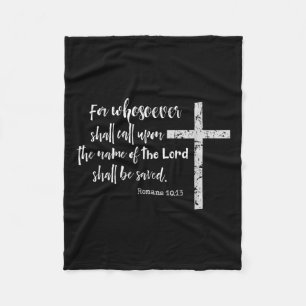 Christliche Kjv-Schrift Wer auch immer die Römer 1 Fleecedecke