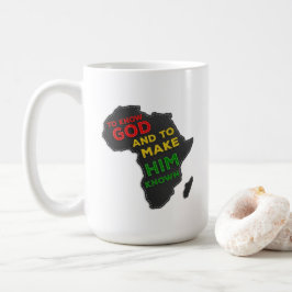 Christliche Klassische Bildung Afrika Karte Imitat Kaffeetasse