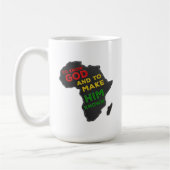 Christliche Klassische Bildung Afrika Karte Imitat Kaffeetasse (Links)