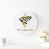 Christliche Kreuze Große Wanduhr (Zuhause)