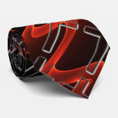 Christliche Kreuzflames Krawatte (Gerollt)