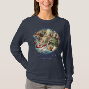 Christliche Krippe T-Shirt