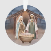 Christliche Krippe und Schrift Ornament (Vorderseite)