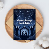 Christliche Krippe Weihnachten