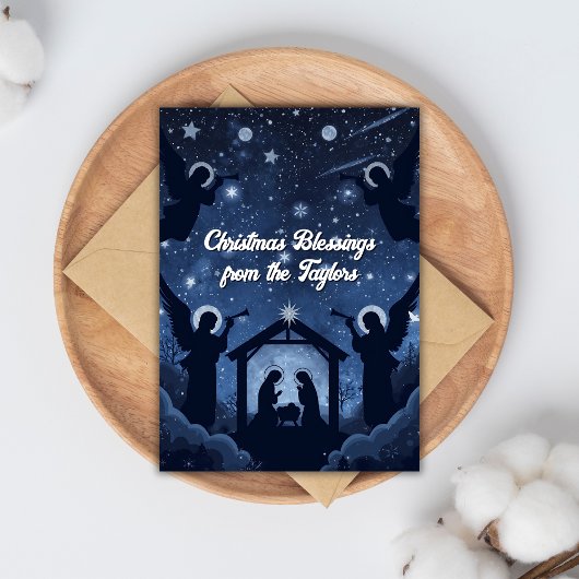 Christliche Krippe Weihnachten