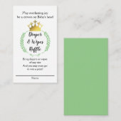 Christliche KronENTRÄGER Begleitkarte (Vorne/Hinten)