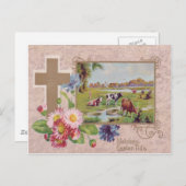 Christliche Kuhweide Postkarte (Vorne/Hinten)