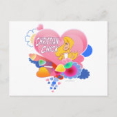 Christliche Küken Postkarte (Vorderseite)