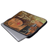 Christliche Kunst-Arbeit töten beten Laptop-Hülse Laptopschutzhülle (Vorne Knopf)