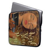 Christliche Kunst-Arbeit töten beten Laptop-Hülse Laptopschutzhülle (Vorderseite Links)