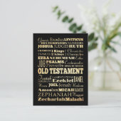 Christliche Kunst - Bücher des Alten Testaments. Postkarte (Stehend Vorderseite)