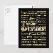 Christliche Kunst - Bücher des Alten Testaments. Postkarte (Vorne/Hinten)
