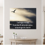 Christliche Kunst, Inspiration, John 8 vs 12 Leinwanddruck<br><div class="desc">Christliche Kunst - John 8 Vs 12 in Wrapped Canvas Print. Entworfen mit dem Bild einer Taube in Flug von Dunkelheit ins Licht. Die Schrift enthält: Ich bin das Licht der Welt. Wer mir folgt, wird nicht in Finsternis laufen, sondern das Licht des Lebens haben. Eine biblische Schrift für Christen...</div>