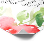 Christliche Kunst | Joshua 1:5 Poster (Ecke)