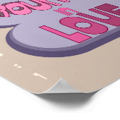 Christliche Kunst / Poster / Liebe / Grafik (Ecke)