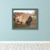 Christliche Kunsthistorikstradition Lehre und Kind Leinwanddruck (Insitu (Holzboden))