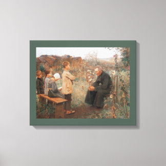 Christliche Kunsthistorikstradition Lehre und Kind Leinwanddruck