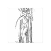 Christliche Kunstszene Gummistempel (Prägung)