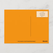 Christliche Kürbislaterne Pumpkin Postkarte (Rückseite)