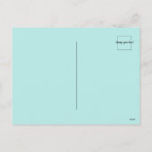 Christliche Lager-Postkarte Feiertagspostkarte (Rückseite)