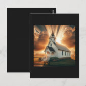 Christliche Landeskirche Postkarte (Vorne/Hinten)