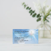 Christliche Landschaftliche Tauchtour-Kirche Busin Visitenkarte (Stehend Vorderseite)