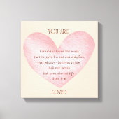 Christliche Leinwand (Vorderseite)