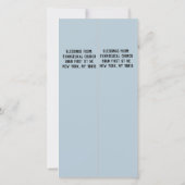 Christliche Lesezeichen zur naturnahen Wasserfarbe Karte (Rückseite)