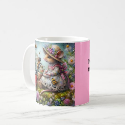 Christliche Liebe Corinthians Verse Whimsical Kaffeetasse (Vorderseite Links)