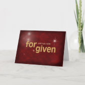 Christliche Liebe Feiertagskarte (Vorderseite)