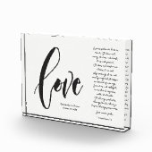 Christliche Liebe ist das Hochzeitdatum von Patien Fotoblock (Rechts)