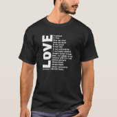 Christliche Liebe ist Patient 1 Korinther 13 Bibel T-Shirt (Vorderseite)